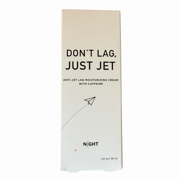 NIGHT Skincare Don't Lag Just Jet Anti Jet Lag Moisturizing Cream 30 ml - New - Picture 1 of 14
